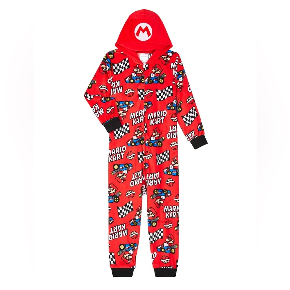 ❤️❤️‍🔥Mario Kart Kids Pajamas - Red